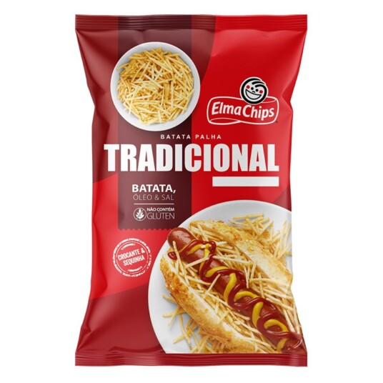 Batata Palha Elma Chips 190g Tradicional