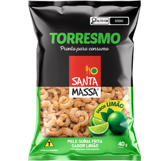 Torresmo Santa Massa 40g Limao