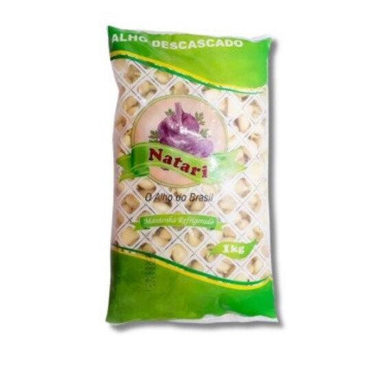 Alho Descascado Natari 1kg