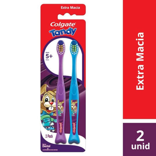 Escova Dental Inf.tandy 2un +5 Anos