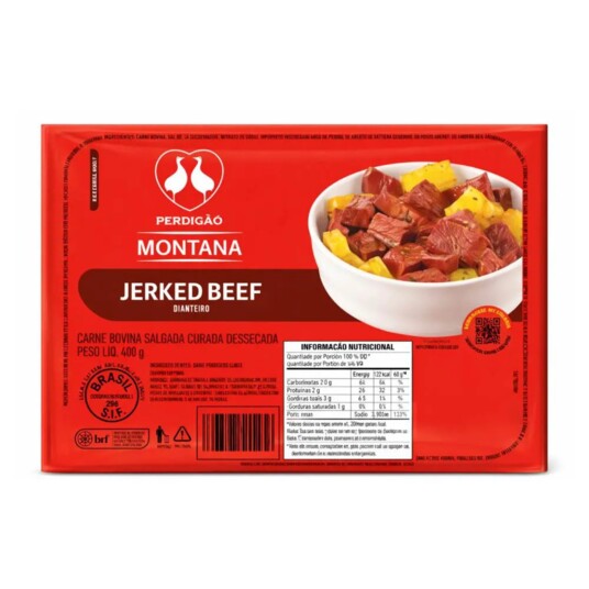 Jerked Beef Bov.perdigao 400g Dianteiro