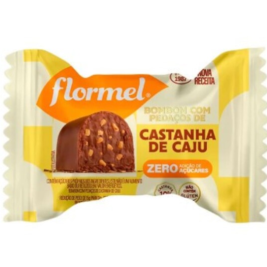 Bombom Flormel 12g Castanh.de Caju