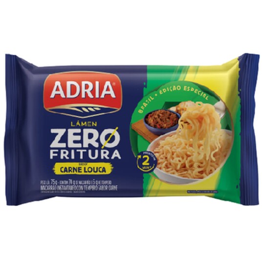 Macarrao Inst.nao Frito Adria 75g Carne Louca