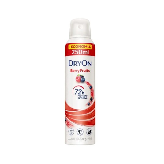 Desod.aerossol Dryon 250ml Berry Fruit.72h