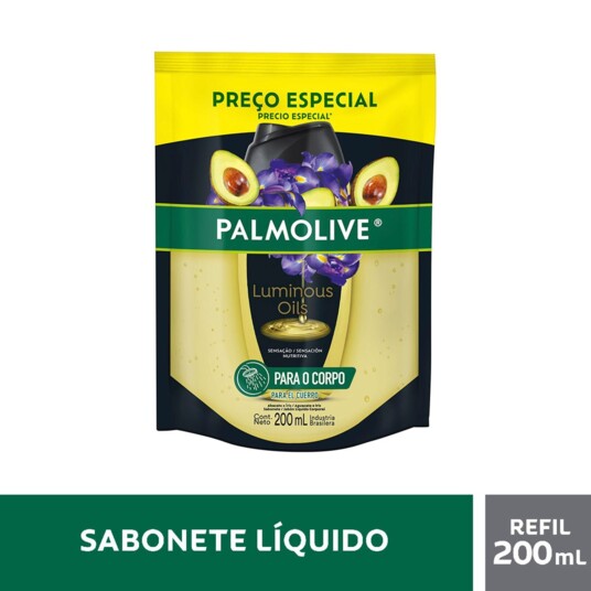 Sabonete Liq.palmolive 200ml Lumi.oils Avoc.