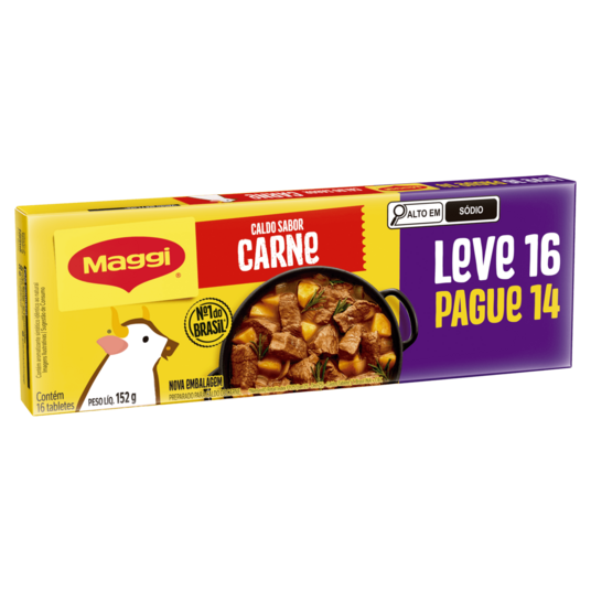 Caldo Maggi 152g Lv16g/pg14g Carne