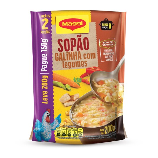 Sopao Maggi 200g Lv200g/pg150g Galinha