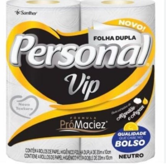 Papel Hig.personal Vip 20m 4rolos Folha Dupla