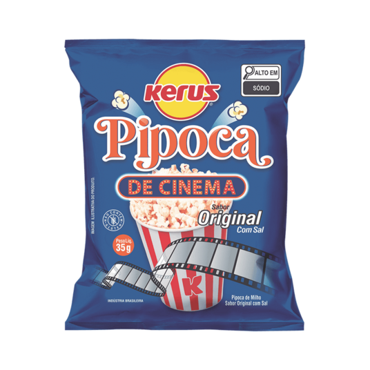 Pipoca de Cinema Kerus 35g Original