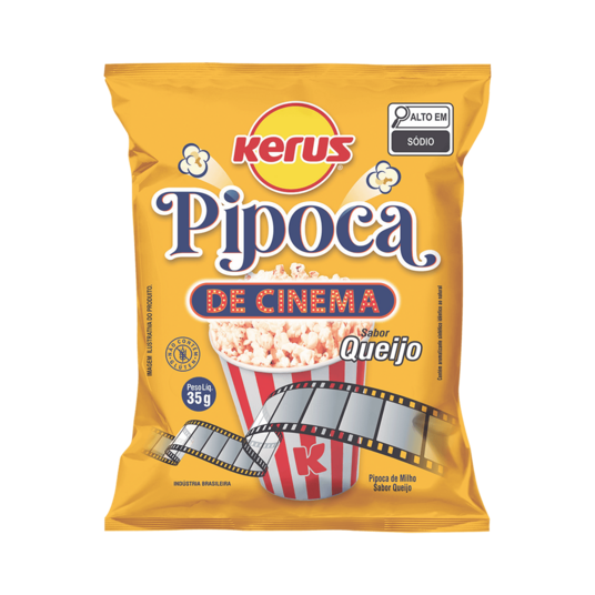 Pipoca de Cinema Kerus 35g Queijo
