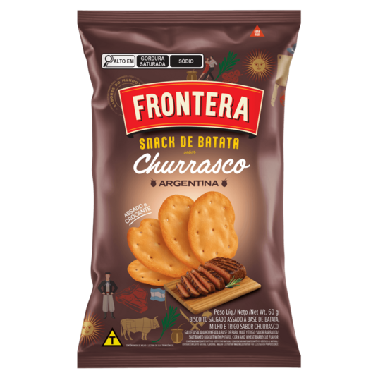Snack de Batata Frontera 60g Churrasco