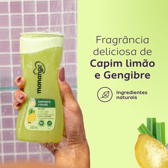 Sabonete Liq.monange 200ml Detox Refil