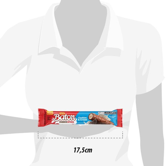 Chocostick Garoto 26g Cookies&cream