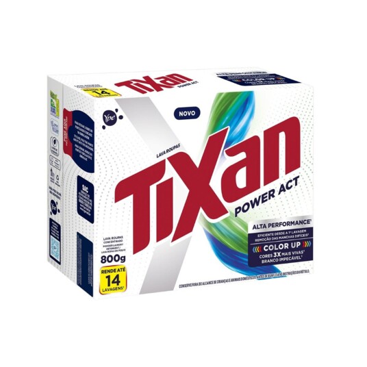 Sabao em Po Tixan 800g Power Action Cx