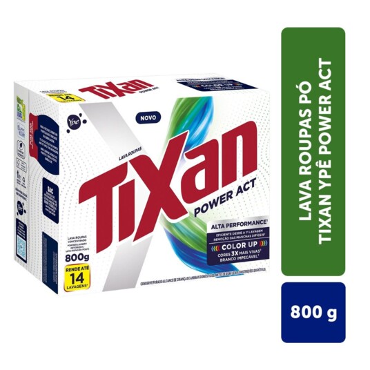 Sabao em Po Tixan 800g Power Action Cx