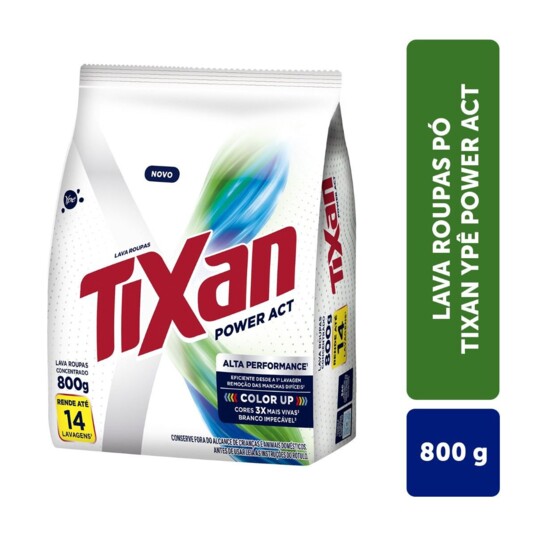 Sabao em Po Tixan 800g Power Action Sc