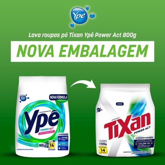 Sabao em Po Tixan 800g Power Action Sc