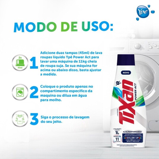 Lava Roupa Tixan 1l Power Action