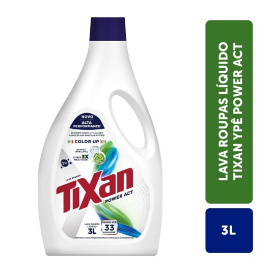 Lava Roupa Tixan 3l Power Action
