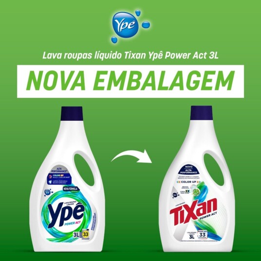 Lava Roupa Tixan 3l Power Action