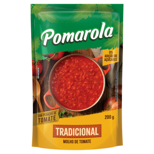 Molho de Tomate Pomarola 200g Tradic.sache