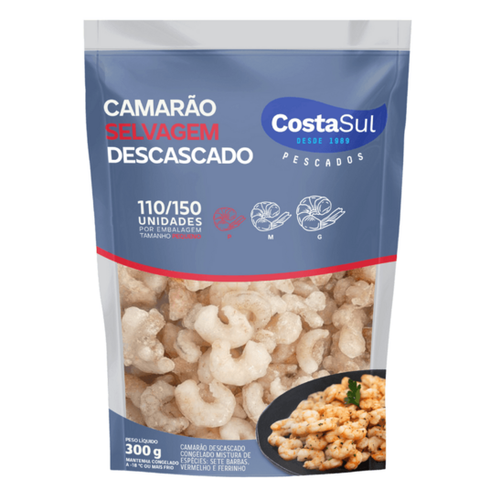Camarao Selvagem Costa Sul 300g Arg.de.ev.12/21