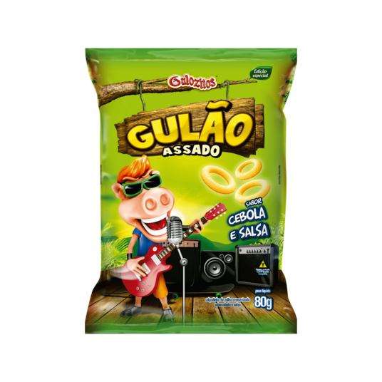 Salgadinho Gulao 80g Cebola/salsa