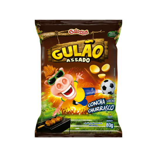 Salgadinho Gulao 80g Churrasco