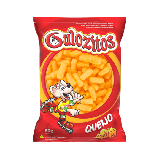 Chips Gulozitos 80g Queijo