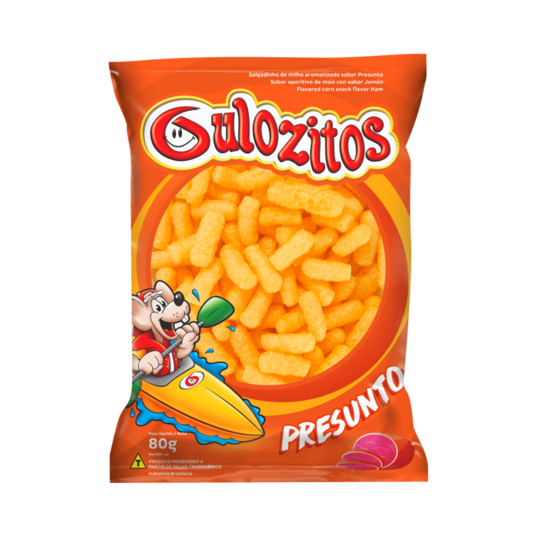 Chips Gulozitos 80g Presunto