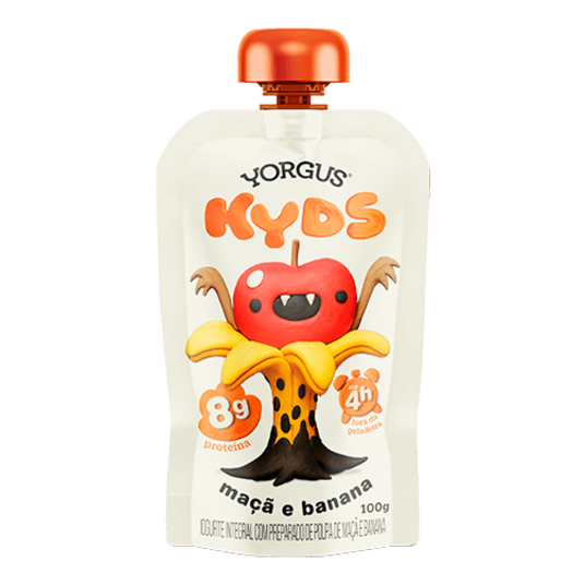 Iogurte Integral Yorgus Kyds 100g Maca/banana