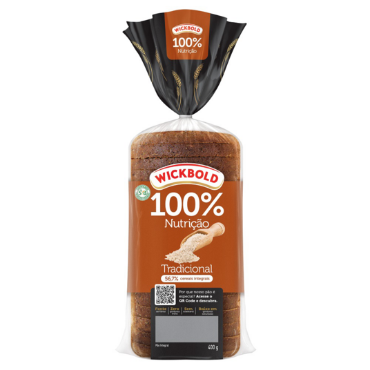 Pao de Forma 100% Int.wickbold 350g Tradicional