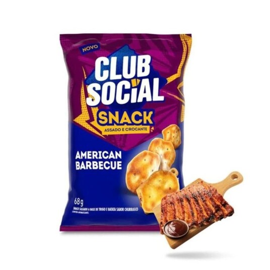 Snack Club Social 68g Barbecue