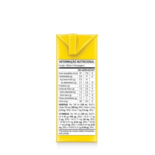 Bebida Lact.ninho Cremosinho 180ml Shake Mor.banan