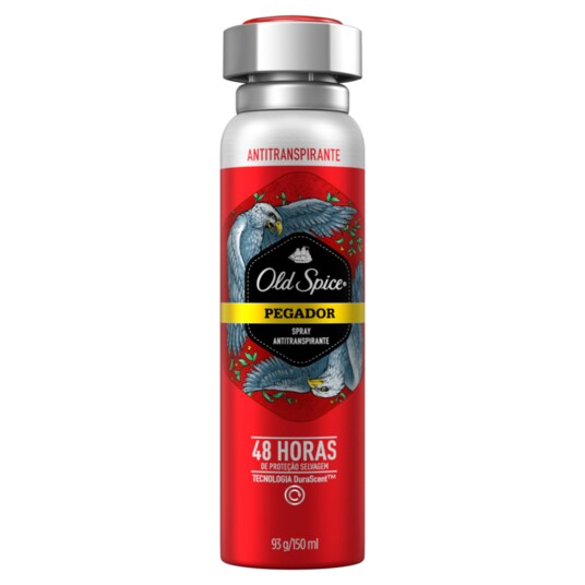 Desod.aerossol Old Spice 150ml Pegador