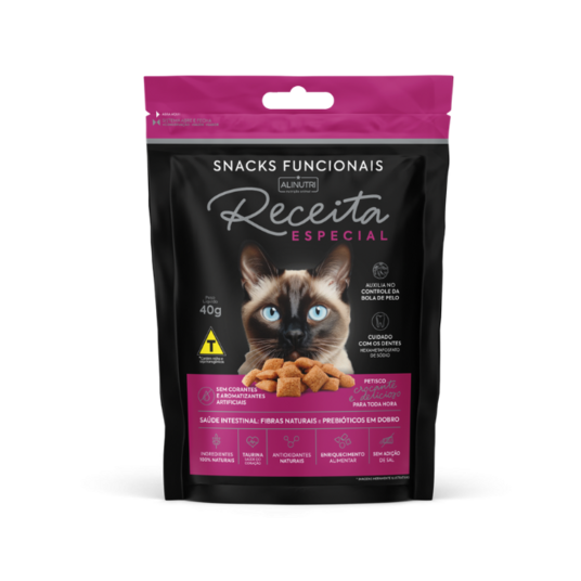 Snack P/gatos Receita Especial 40g