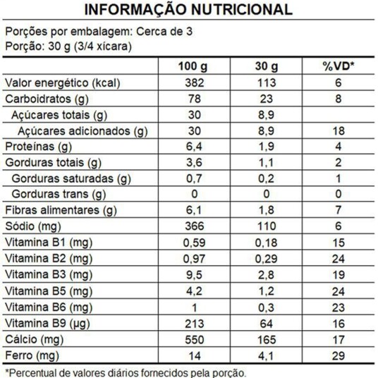 Cereal Matinal Snow 170g Churros