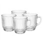 Jogo 4 Xicaras Vid.home Land 240ml Transparente