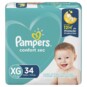 Fralda Desc.pampers Confort Sec Meg 34un Xg