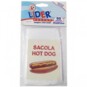 Saco P/hot Dog Lider 50un 21x12cm