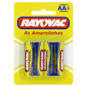 Pilha Rayovac Amarela 4un Pe.aa