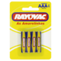 Pilha Rayovac Amarela 4un Aaa Sm