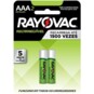 Pilha Rayovac 2un Recarreg. Aaa