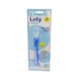 Colher de Silicone Lolly Baby Un Oce.azul +4mes