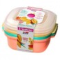 Conj.3 Potes Sanremo 1300ml Plastico