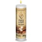 Vela Votiva Chama de Ouro 190g Branca Premium