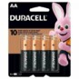 Pilha Alcalina Duracell 8un Aa