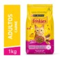 Racao P/gatos Friskies 1kg Adulto Mix Carn