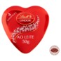 Chocolate Coracao Lindor Lindt 50g Ao Leite Lata