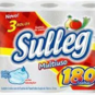 Papel Toalha Sulleg 180f 3rolos